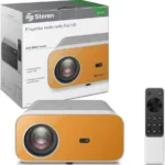 Videoproyector Multimedia Steren Pro-4000/300 Ansi Lumenes/1920X1080P Full HD/Proyeccion Hasta De 150"/Color Blanco-Naranja