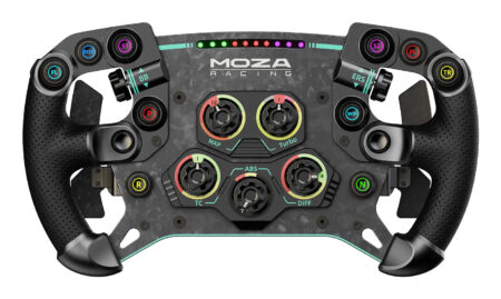 Volante Gt De 300Mm Moza Gs V2P Con Acabado Premium/Funciones Profesionales/Rs056