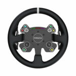 Volante De 13" Moza Cs V2P Con Paletas Magneticas/Luces Rgb/Diseño Profesional/Rs057