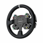Volante De 13" Moza Cs V2P Con Paletas Magneticas/Luces Rgb/Diseño Profesional/Rs057