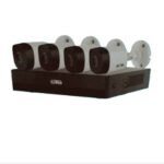 Saxxon Sua-Kit/Xvr1E04-I/4-B10P-0280B - Kit De 4 Canales Hdcvi/ Cámaras B10P De 1Mp 720P/ Lente De 2.8Mm Con Apertura De Hasta 100°