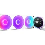 Enfriamiento Liquido Nzxt Kraken Elite 360 Rgb/3X120Mm/Color Blanco/Rl-Kr36E-W2