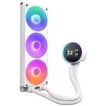 Enfriamiento Liquido Nzxt Kraken Elite 360 Rgb/3X120Mm/Color Blanco/Rl-Kr36E-W2