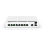 Switch Gigabit Ubiquiti Uisp-S/8 Puertos Gbe RJ45/1 Puerto Sfp/Administrable/Color Blanco