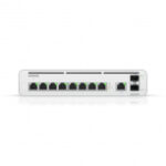 Switch Gigabit Ubiquiti Uisp-S/8 Puertos Gbe RJ45/1 Puerto Sfp/Administrable/Color Blanco