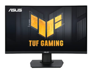 MONITOR 24" ASUS TUF GAMING LED/PANTALLA CURVO/PANEL VA/HDMI/COLOR NEGRO/VG24VQER