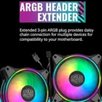 Ventilador Cooler Master Fan Mf140 Halo/1X140Mm/Argb/1500Rpm/Color Negro/Mfl-B4Dn-15Npa-R1