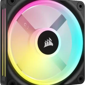 Ventilador Corsair Icue Link Qx120/1x120mm/rgb/2400rpm/domo Magnetico/color Negro/co-9051001-ww