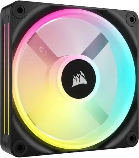 Ventilador Corsair Icue Link Qx120/1X120Mm/Rgb/2400Rpm/Domo Magnetico/Color Negro/Co-9051001-Ww