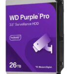 D. Duro Interno 26Tb Wd Purple Pro/3.5"/SATA Iii/7200Rpm/Para Video Vigilancia/Wd260Purp