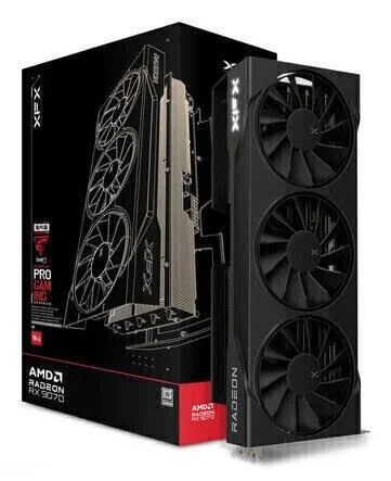T/Video Xfx Rx-97Tmargb9 AMD Radeon Rx 9070 Xt/16Gb Gddr6/PCI-E 5.0/HDMI/DP/Argb