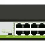Switch Zkteco Pe082-120-C/8 Puertos Fast Ethernet PoE Af-At/2 Puertos RJ45 10/100M/No Administrable/PoE+ Hasta 30W Por Puerto/ Soporta Hasta 250M Sobre Utp Cat6/Autoadaptacion Mdi-Mdix/Proteccion Contra Descargas