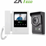 Kit De Videoportero Analogico Zkteco Vdpo4-B4 Kit/Monitor De 4.3"/ Frente De Calle Con Camara De 1Mp/Angulo De Vision 80°/Conexion Hasta 4 Monitores