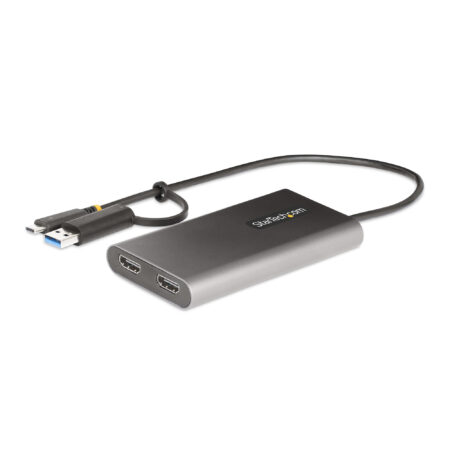 Adaptador USB-C A HDMI Startech 109B-Usbc-HDMI/4K 60Hz/Cable Incorporado De 30Cm/Color Gris