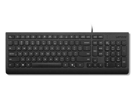 Teclado Lenovo Con Cable Essential (Negro) – La Español 171 4Y41R64657, Teclado Ergonómico.