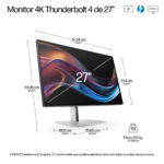 HP Monitor 4K Thunderbolt 4 De La Serie Pro 7 De 27" - 727Pk