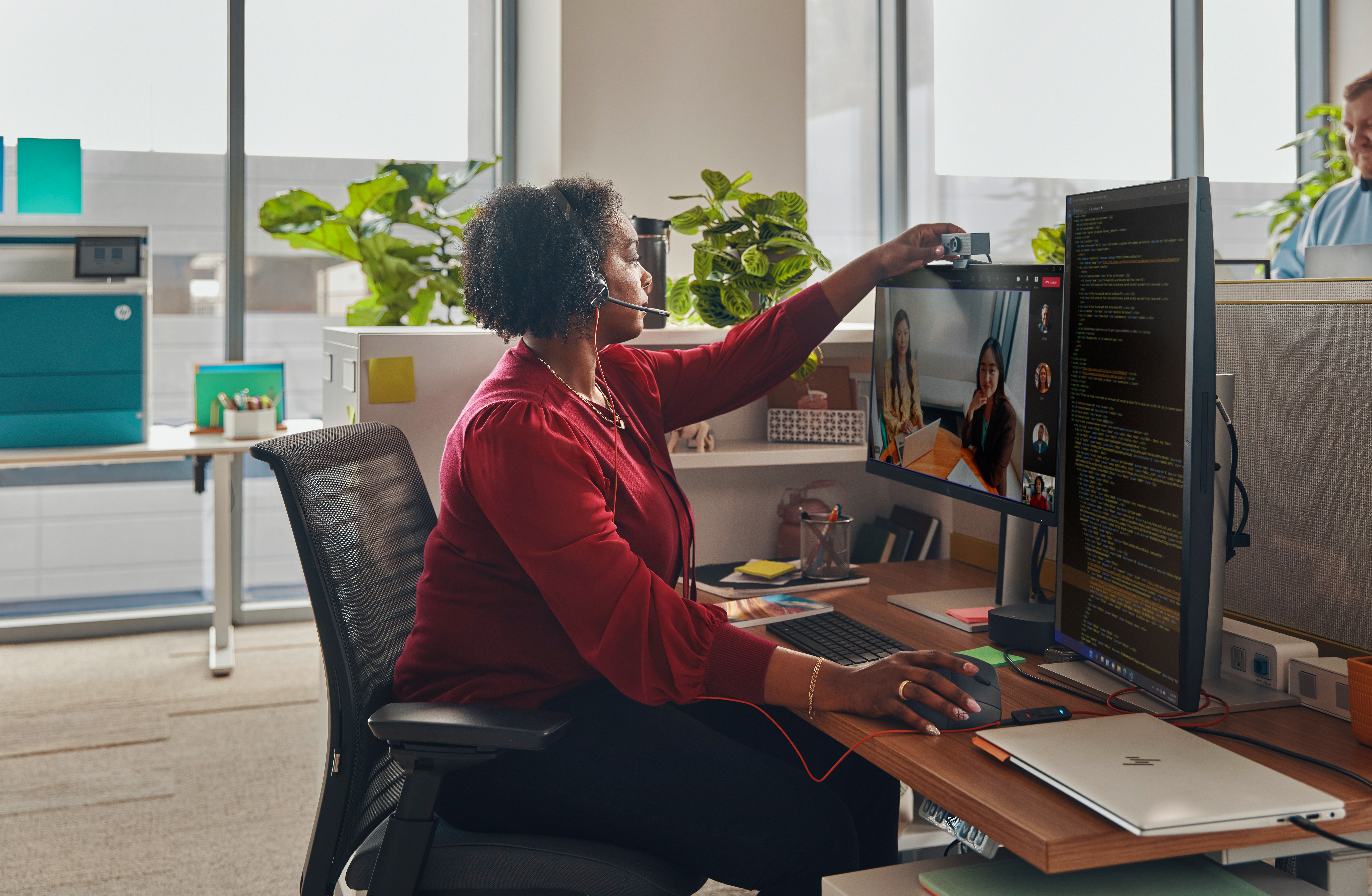 HP Poly Auriculares estéreo USB-C Poly Blackwire 3320 + adaptador USB-C/A