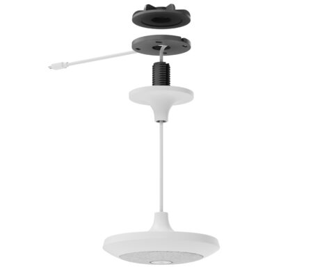 Mic Pod Pendant Mount-Off Whit .