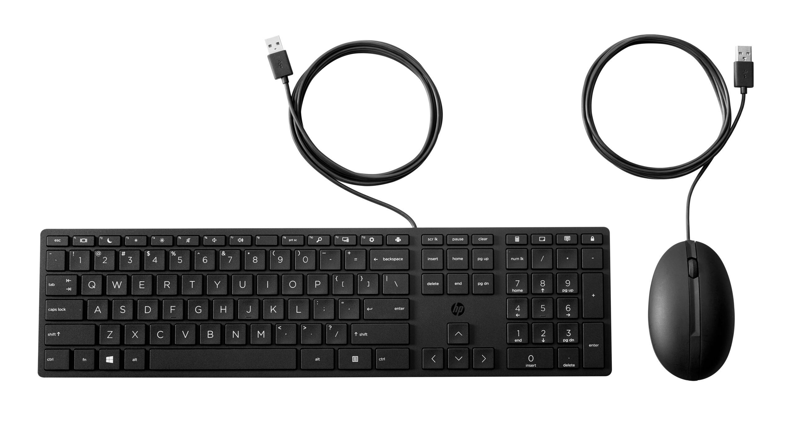 COMBO TECLADO Y MOUSE OPTICO HP 320MK CABLE USB-A 1000DPI 1YW