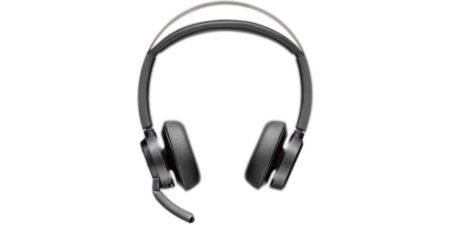 HP Poly Auriculares USB-C-C Poly Voyager Focus 2 Con Certificación Para Microsoft Teams + Adaptador USB-C/A