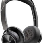 HP Poly Auriculares USB-C-C Poly Voyager Focus 2 Con Certificación Para Microsoft Teams + Adaptador USB-C/A