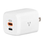 Cargador Para Pared Au-402 Fast Charge 3.0 A 1 USB C 45W Blanco