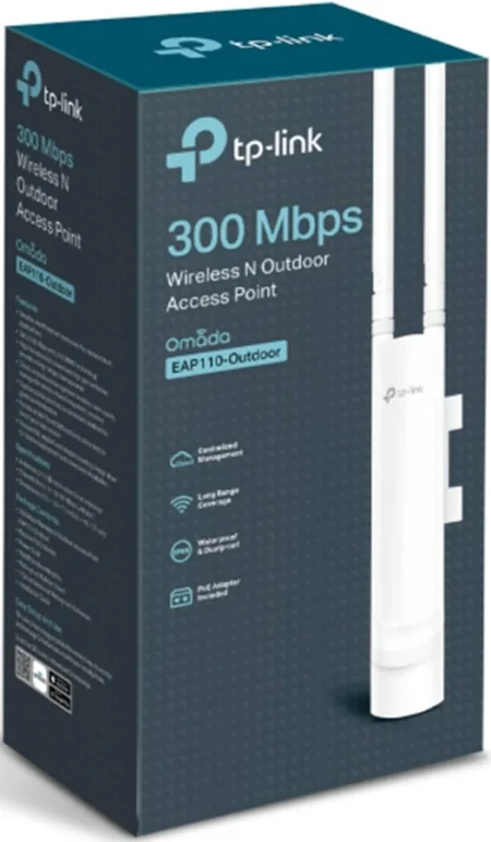 Access Point Tp-Link Eap110-Outdoor 802.11N/G/B, 300Mbps (Openbox)