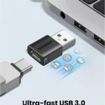 Adaptador USB-A Hembra -USB-C Macho Steren USB-470/10Cm