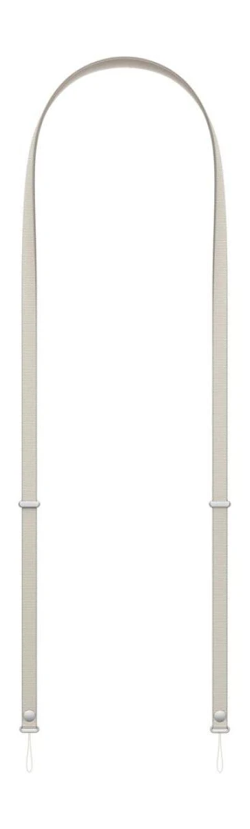 Crossbody Strap Light Gray-Zml
