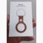 Airtag Finewoven Key Ring - Black