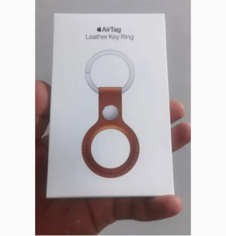 Airtag Finewoven Key Ring – Black