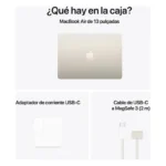 Apple Macbook Air Apple M M4 Computadora Portátil 34.5 Cm (13.6") 24 Gb 512 Gb SSD Wi-Fi 6E (802.11Ax) Macos Sequoia Beige