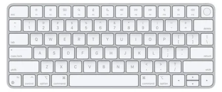 Apple Magic Keyboard con Touch ID y Teclado Numérico – Blanco / Plata (Teclado Español / LA)