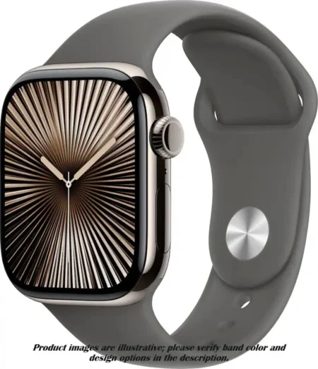 Apple Watch Series 10 Gps + Cellular 46Mm Slate Titanium Case With Slate Milanese Loop – S/M
