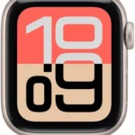 Apple Watch SE GPS 40mm Starlight Aluminium Case with Starlight Sport Band - S/M
