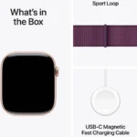 Apple Watch Series 11 OLED 46 Mm Digital 416 X 496 Pixeles Pantalla Táctil 5G Rosa Dorado WiFi Gps (Satélite)