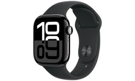 Apple Watch Series 10 GPS 42mm Jet Black Aluminium Case with Ink Sport Loop