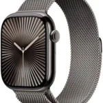 Apple Watch Series 10 GPS 46mm Jet Black Aluminium Case with Black Sport Band - M/L