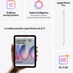 Apple Ipad Mini 512 Gb 21.1 Cm (8.3") Wi-Fi 6E (802.11Ax) Ipados 18 Púrpura