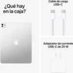 Apple Ipad Pro Apple M 256 Gb 33 Cm (13") 12 Gb Wi-Fi 7 (802.11Be) Ipados 26 Plata