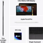 Apple Ipad Pro Apple M 512 Gb 27.9 Cm (11") 12 Gb Wi-Fi 7 (802.11Be) Ipados 26 Plata