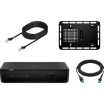 HP Poly Studio A2 Audio Bridge w/ CAT6A and Mic Extension Cable and Mounting Plate