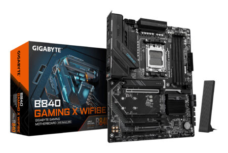 Tarjeta Madre Gigabyte ATX B840 Gaming X Wf6E, DDR5, Am5, 256 Gb, Para AMD