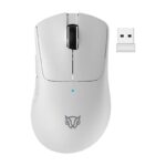 Mouse Dual Inalambrico-Alambrico Gamer Balam Rush Br-938556 12,000Dpi/5 Botones/Recargable USB/2.4Ghz/Blanco