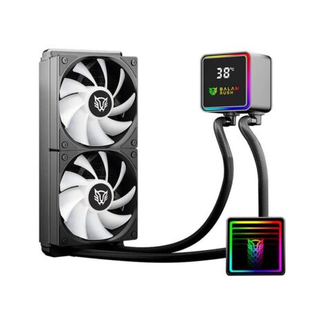 Enfriamiento Liquido Bamlam Rush Cryo Prism 240 Black Sistema De Enfriamiento De Aire –