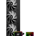Enfriamiento Liquido Balam Rush Cryo Prism 360/3X120Mm/Argb/1800Rpm/AMD/Intel/Display/Negro/Br-944069