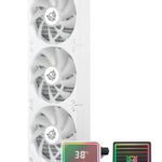 Enfriamiento Liquido Balam Rush Cryo Prism 360 Ice/Intel Y AMD/Argb/3X120Mm/1800Rpm/Blanco/Br-944076