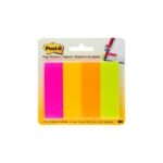 Banderitas 3M Post-It Astrobrite, 4 Paq. De 50Hjs C/U/671-4Au