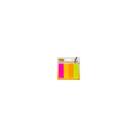 Banderitas 3M Post-It Astrobrite, 4 Paq. De 50Hjs C/U/671-4Au