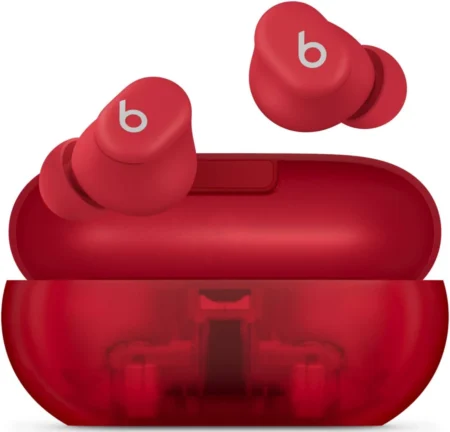 Beats Solo Buds,Transparent Red-Bes